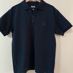 Dior Dark Blue Polo Shirt